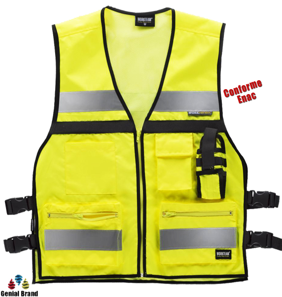 gilet apr giallo fronte